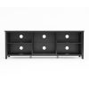 TV Stand Storage Media Console Entertainment Center,Tradition Black,wihout drawer