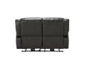 Imogen Loveseat (Power Motion); Gray Leather-Aire YJ