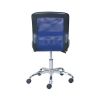 Mid-Back Vinyl Mesh Task Office Chair;  Black and Gray