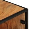 TV Cabinet 43.3"x11.8"x17.7" Solid Acacia Wood