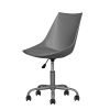 Home Office Desk Chair Computer Chair Fashion Ergonomic Task Working Chair with Wheels Height Adjustable Swivel PU Leather