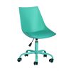 Home Office Desk Chair Computer Chair Fashion Ergonomic Task Working Chair with Wheels Height Adjustable Swivel PU Leather