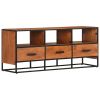 TV Cabinet 43.3"x11.8"x17.7" Solid Acacia Wood