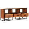 TV Cabinet 43.3"x11.8"x17.7" Solid Acacia Wood