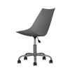 Home Office Desk Chair Computer Chair Fashion Ergonomic Task Working Chair with Wheels Height Adjustable Swivel PU Leather