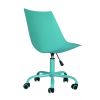 Home Office Desk Chair Computer Chair Fashion Ergonomic Task Working Chair with Wheels Height Adjustable Swivel PU Leather