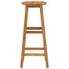 Bar Stools 4 pcs Solid Acacia Wood