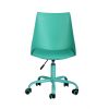 Home Office Desk Chair Computer Chair Fashion Ergonomic Task Working Chair with Wheels Height Adjustable Swivel PU Leather