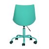 Home Office Desk Chair Computer Chair Fashion Ergonomic Task Working Chair with Wheels Height Adjustable Swivel PU Leather